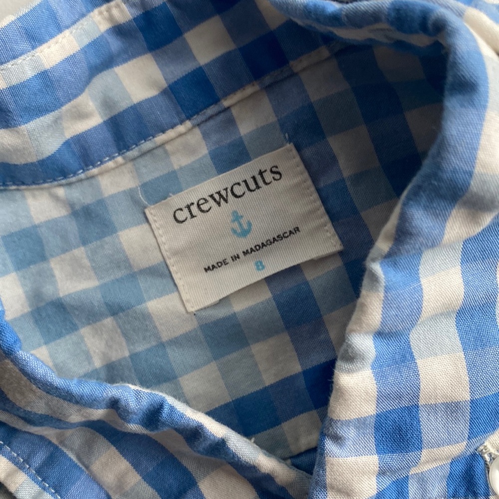 Crew it’s button down size 8